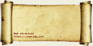 Vuk Trnjaković vizit kartica